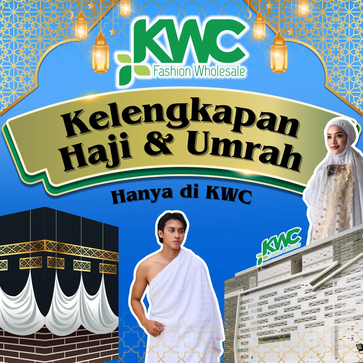 Barang Kelengkapan Haji & Umrah di Kuala Lumpur | KWC Fashion Wholesale