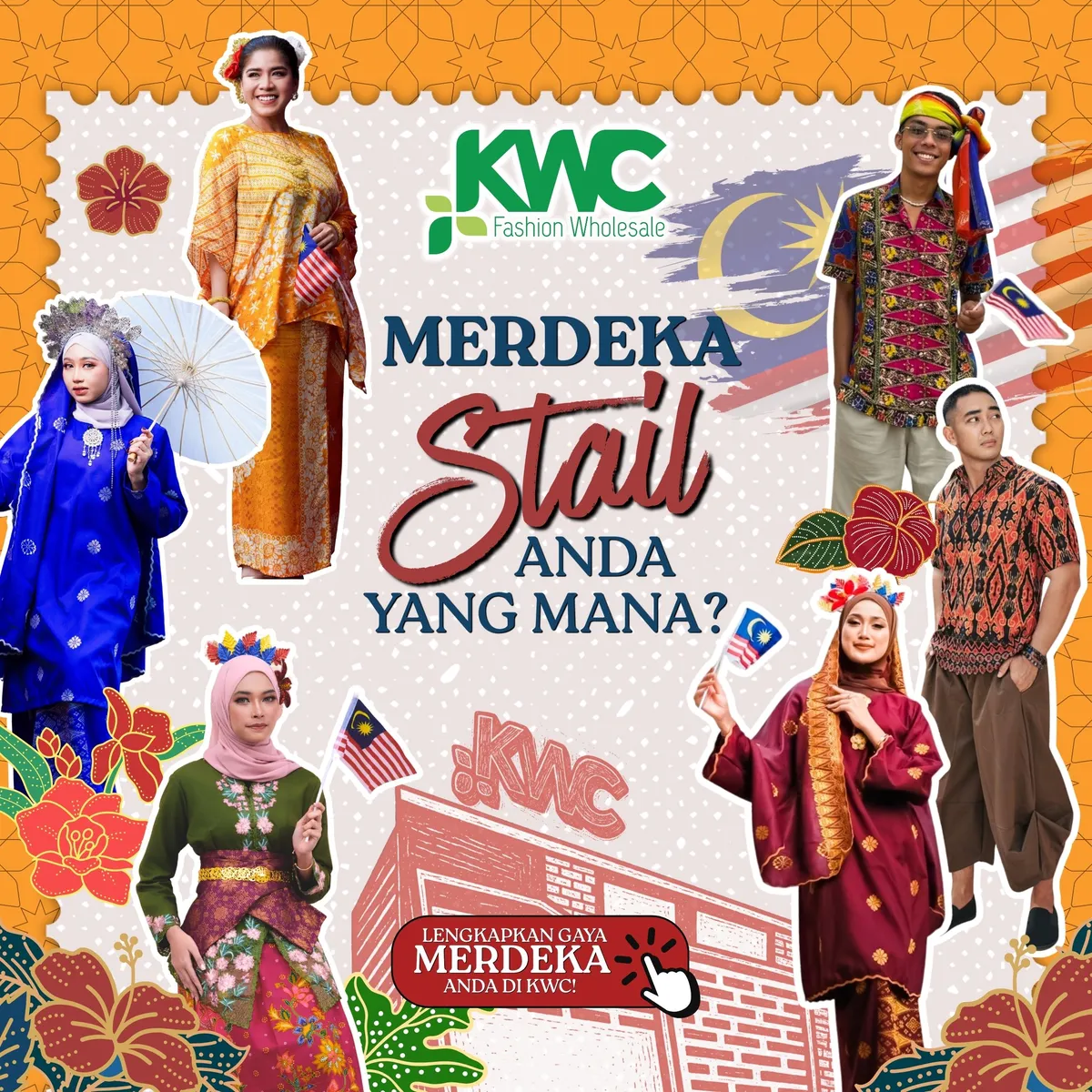 Baju Merdeka 2026: Temui Gaya Merdeka Pilihan Anda di KWC Fashion Wholesale