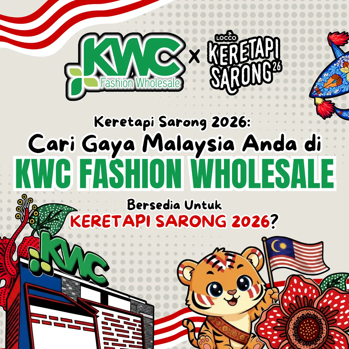 Keretapi Sarong 2026: Find Your Malaysian Style at KWC Fashion Wholesale